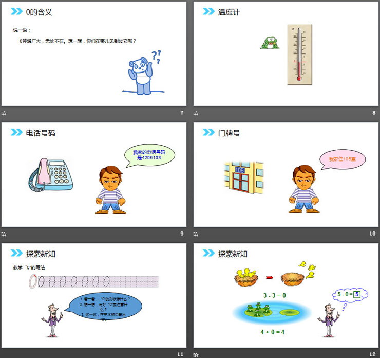 图片[3]-《0的认识和加减法》PPT课件-第一PPT