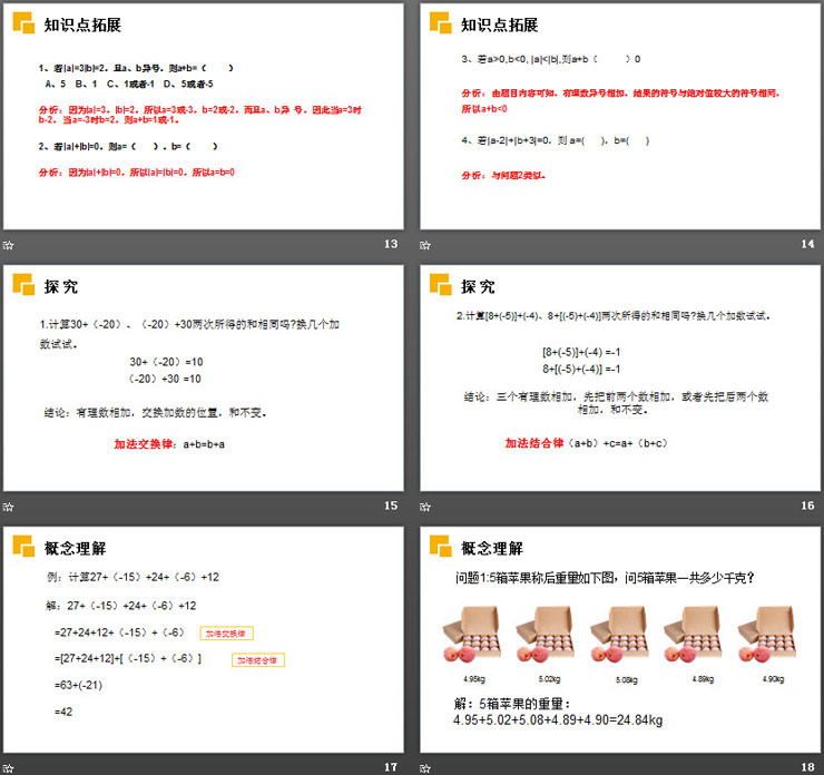 图片[4]-《有理数的加减法》PPT课件下载(第一课时有理数加法)-第一PPT