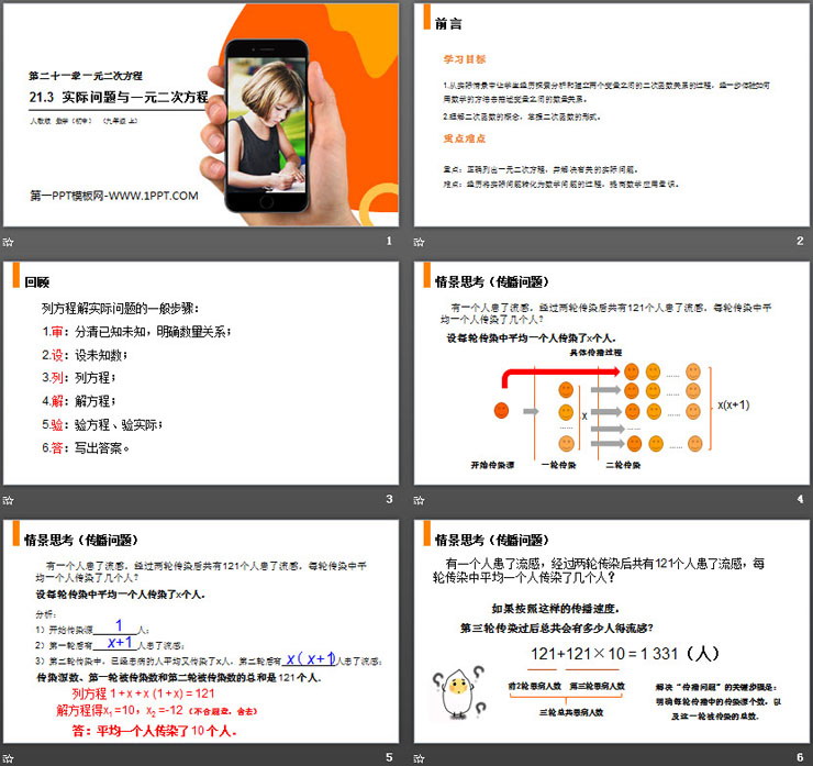 图片[2]-《实际问题与一元二次方程》PPT课件下载-第一PPT