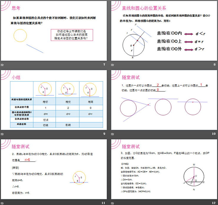 图片[3]-《直线和圆的位置关系》PPT课件下载-第一PPT