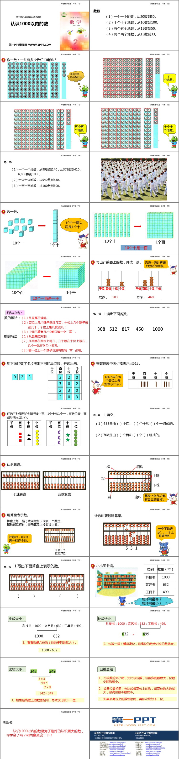 图片[2]-《认识1000以内的数》PPT教学课件-第一PPT