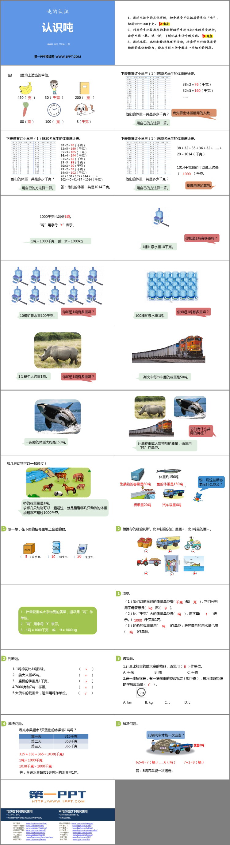 图片[2]-《认识吨》吨的认识PPT下载-第一PPT