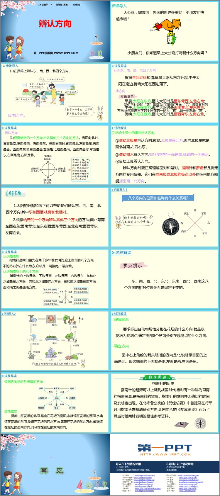 图片[2]-《辨认方向》PPT下载-第一PPT