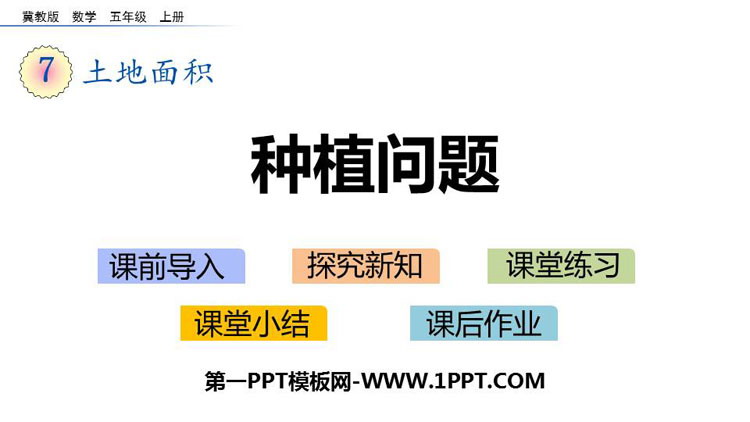 图片[1]-《种植问题》土地面积PPT教学课件-第一PPT