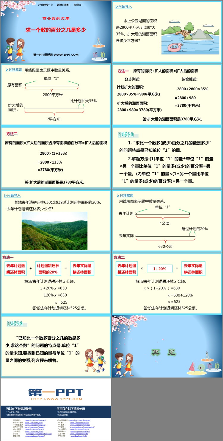 图片[2]-《求一个数的百分之几是多少》百分数的应用PPT下载-第一PPT