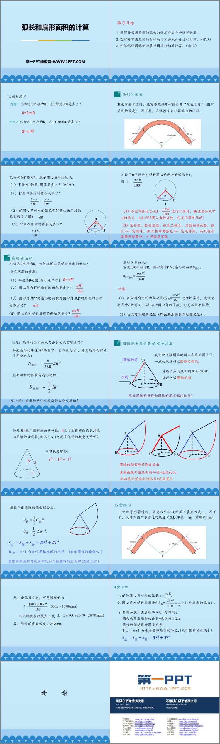 图片[2]-《弧长和扇形面积的计算》PPT教学课件-第一PPT