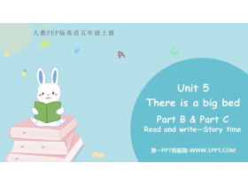 《There is a big bed》PartB PPT教学课件(第3课时)-第一PPT