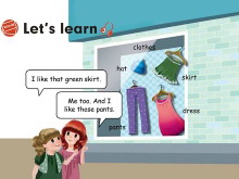 《My clothes》lets learn Flash动画课件-第一PPT