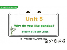 《Why do you like pandas?》SectionB PPT教学课件(第3课时)-第一PPT