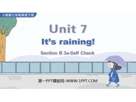 《It’s raining》SectionB PPT课件下载(第3课时)-第一PPT