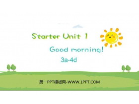 《Good Morning》PPT下载(第2课时)-第一PPT