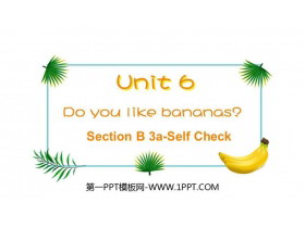 《Do you like bananas?》SectionB PPT下载(第3课时)-第一PPT