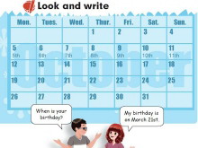 《When is Easter?》look and write Flash动画课件-第一PPT