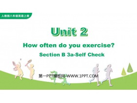 《How often do you exercise?》SectionB PPT教学课件(第3课时)-第一PPT
