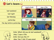 《Last weekend》lets learn Flash动画课件2-第一PPT