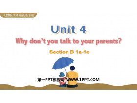 《Why don’t you talk to your parents?》SectionB PPT教学课件(第1课时)-第一PPT