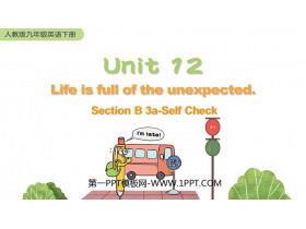 《Life is full of unexpected》SectionB PPT课件下载(第3课时)-第一PPT