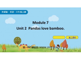《Pandas love bamboo》PPT课件(第2课时)-第一PPT