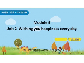 《Wishing you happiness every day》PPT课件(第2课时)-第一PPT