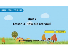 《How old are you?》Numbers PPT课件(第2课时)-第一PPT