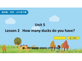 《How many ducks do you have?》Country Life PPT课件(第2课时)-第一PPT