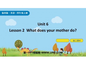 《What does your mother do?》Family PPT下载(第2课时)-第一PPT