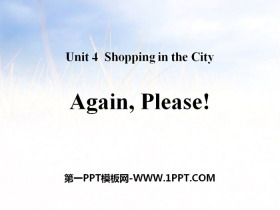 《Again,Please!》Shopping in the City PPT-第一PPT