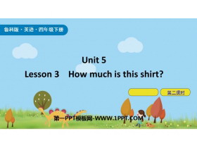 《How much is this shirt?》Shopping PPT下载(第2课时)-第一PPT