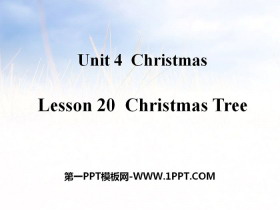 《Chritmas Tree》Christmas PPT课件-第一PPT