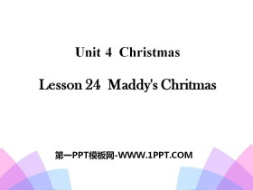 《Maddy’s Christmas》Christmas PPT课件-第一PPT