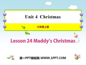 《Maddy's Christmas》Christmas PPT教学课件-第一PPT