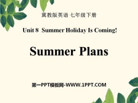 《Summer Plans》Summer Holiday Is Coming! PPT课件-第一PPT