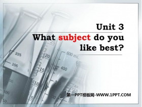 《What subject do you like best》PPT课件下载-第一PPT