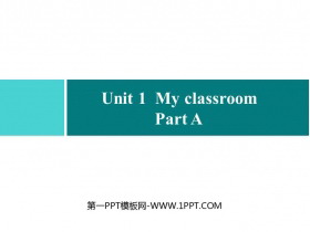 《My classroom》Part A PPT习题课件-第一PPT