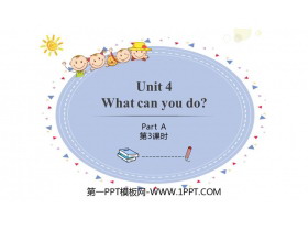 《What can you do?》PartA PPT课件(第3课时)-第一PPT