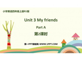 《My friends》Part A PPT下载(第2课时)-第一PPT