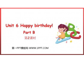《Happy birthday!》PartB PPT课件下载(第2课时)-第一PPT