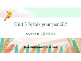 《Is This Your Pencil?》SectionB PPT教学课件(第2课时)-第一PPT