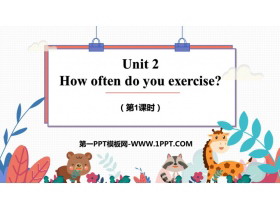 《How often do you exercise?》PPT课件(第1课时)-第一PPT