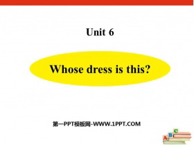 《Whose dress is this?》PPT课件-第一PPT
