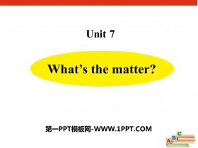 《What’s the matter?》PPT下载-第一PPT