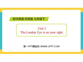 《The London Eye is on your right》around town PPT优秀课件-第一PPT