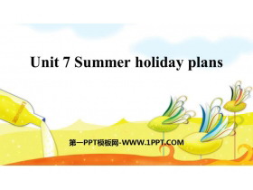 《Summer holiday plans》PPT下载-第一PPT