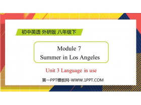 《Language in use》Summer in Los Angeles PPT教学课件-第一PPT