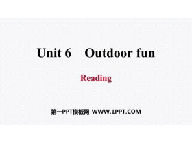 《Outdoor fun》Reading PPT习题课件-第一PPT