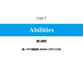 《Abilities》PPT习题课件(第1课时)-第一PPT