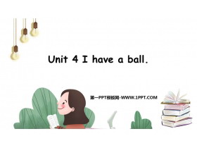 《I have a ball》PPT免费课件-第一PPT