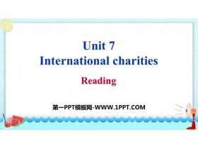 《Intemational charities》Reading PPT习题课件-第一PPT