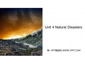 《Natural disasters》PPT教学课件-第一PPT