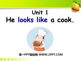《He looks like a cook?》PPT下载-第一PPT